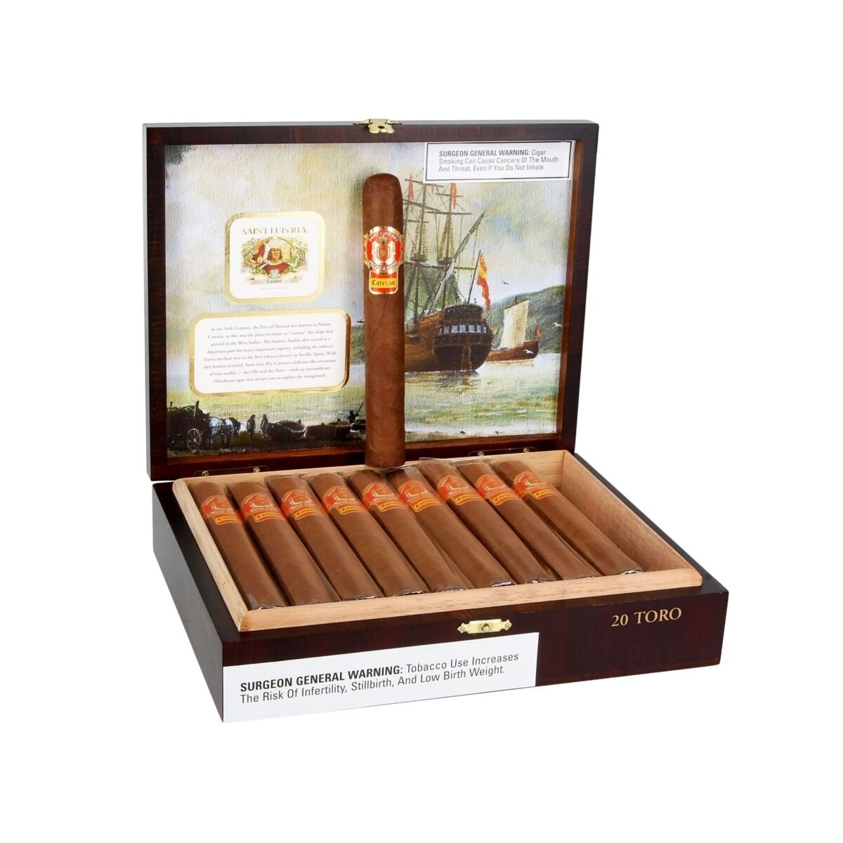 SAINT LUIS REY CARENAS TORO BOX OF 20