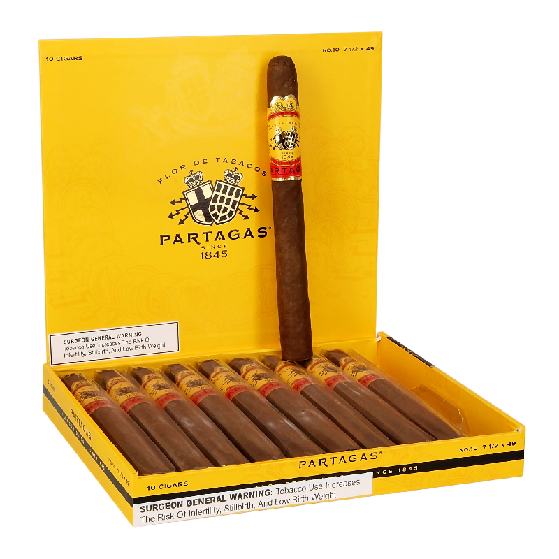 PARTAGAS #10 (7.5 X 49) BOX OF 10