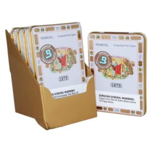 ROMEO Y JULIETA 1875 ROMEOS TINS 33X4 30CT (5 TINS OF 6)